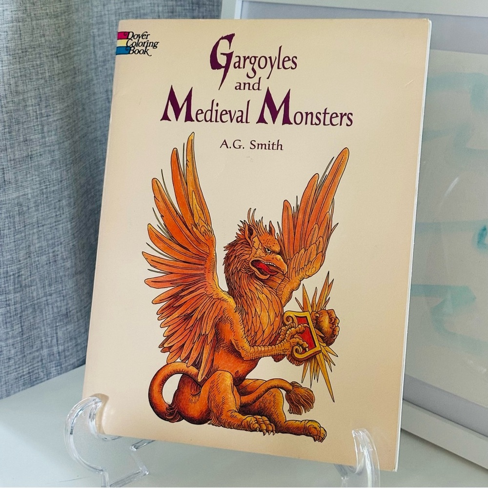 AG Smith Gargoyles and Medieval Monsters Coloring Book A Dover Coloring Book